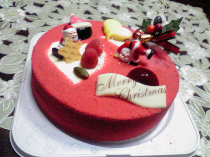 2012年のクリスマスケーキ